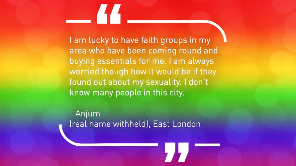 Quote from LGBTQ case study. 